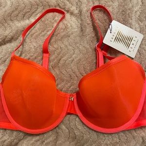 Savage Fenty Red Mesh Bra 34D